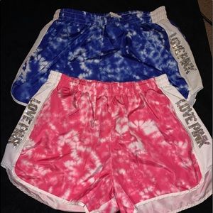 2 pairs of PINK Victoria’s Secret running shorts‼️